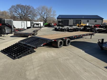 New 2026 Double A 36’ Gooseneck 2-15K axles=34.5K Deckover 31’ plus 5’ x 102”