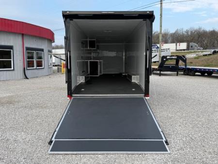 New Outlaw Light Race 8.5x30 12K Black Black-Out W/ Awning & Escape Door- RS Cab.