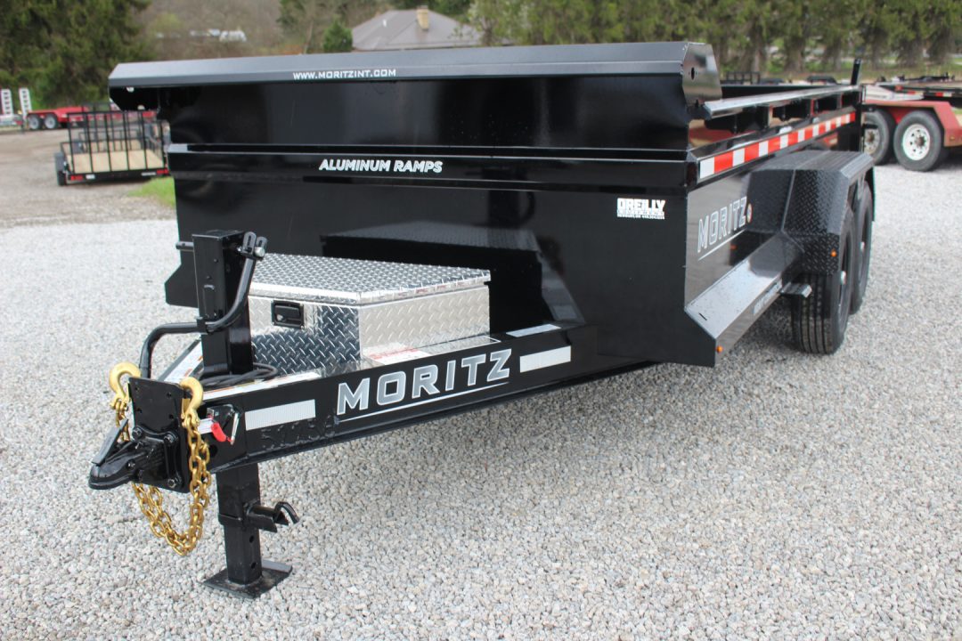 New 2026 Moritz 6' 10" x 14' Heavy Commercial DLH Series Dump Trailer - 14000# GVW