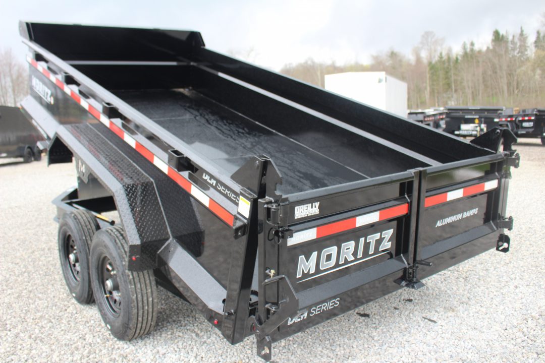 New 2026 Moritz 6' 10" x 14' Heavy Commercial DLH Series Dump Trailer - 14000# GVW