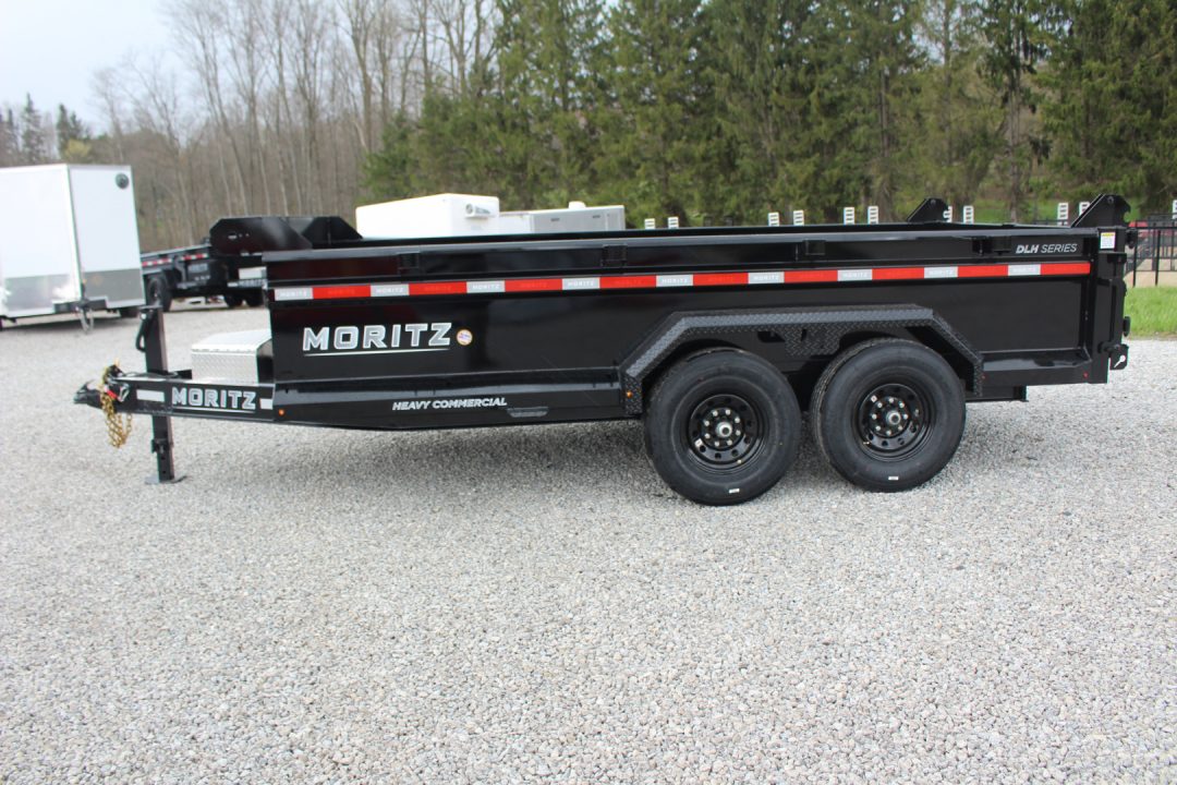 New 2026 Moritz 6' 10" x 14' Heavy Commercial DLH Series Dump Trailer - 14000# GVW