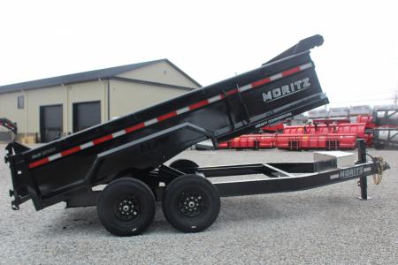 New 2026 Moritz 6' 10" x 14' Heavy Commercial DLH Series Dump Trailer - 14000# GVW