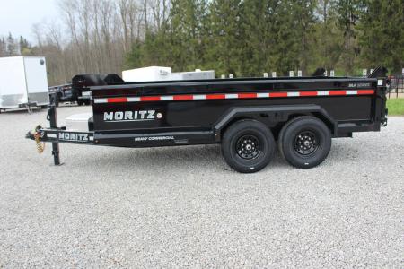 New 2026 Moritz 6' 10" x 14' Heavy Commercial DLH Series Dump Trailer - 14000# GVW