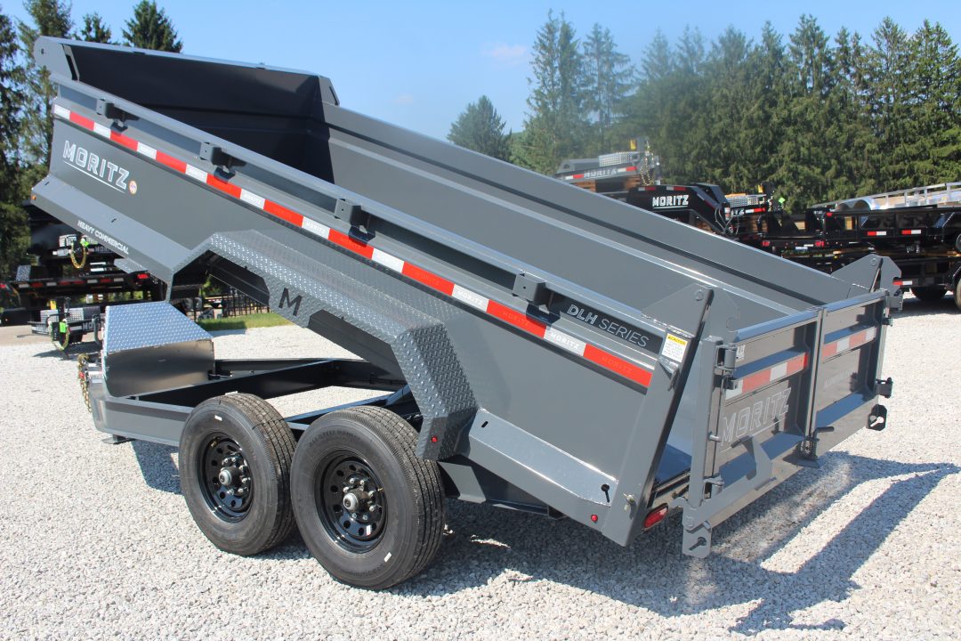New 2026 Moritz 6' 10" x 14' Heavy Commercial DLH Series Dump Trailer - 14000# GVW