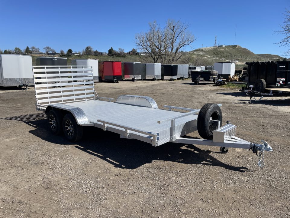 New 2026 Silverwing 7x16 5k Tandem Axle Aluminum Utility Trailer