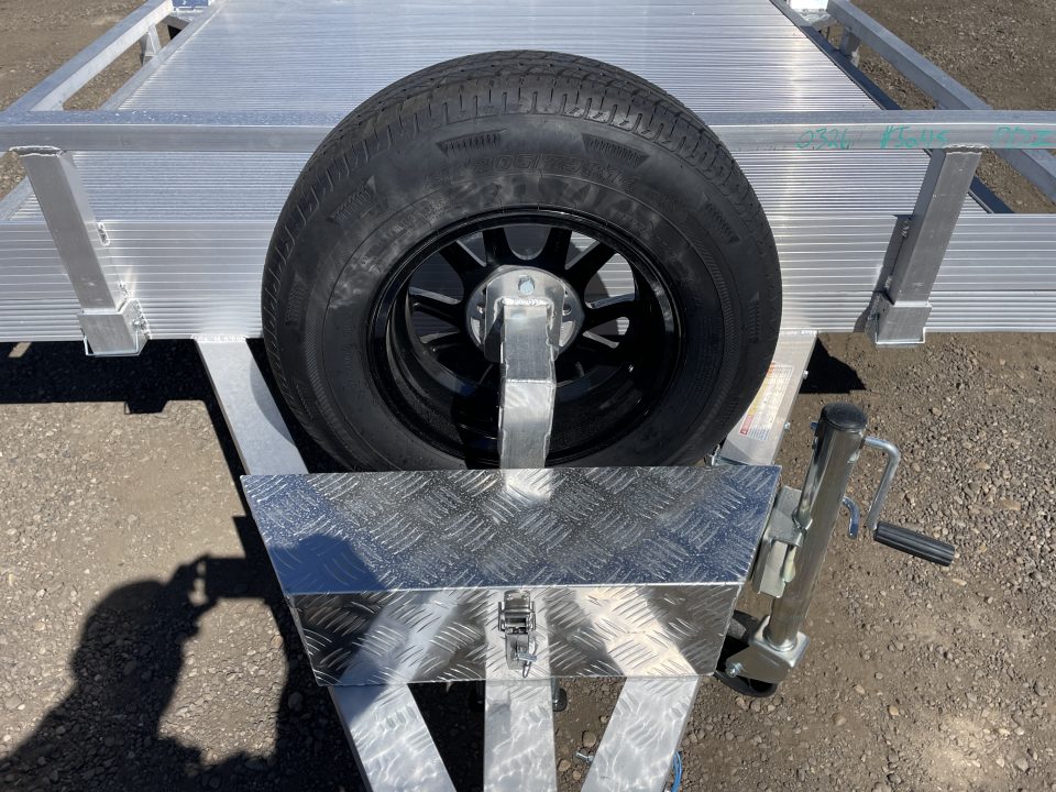 New 2026 Silverwing 7x16 5k Tandem Axle Aluminum Utility Trailer