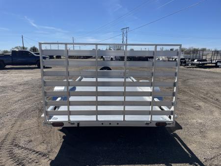 New 2026 Silverwing 7x16 5k Tandem Axle Aluminum Utility Trailer