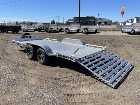 New 2026 Silverwing 7x16 5k Tandem Axle Aluminum Utility Trailer