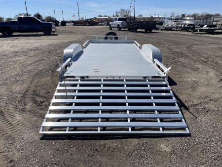 New 2026 Silverwing 7x16 5k Tandem Axle Aluminum Utility Trailer
