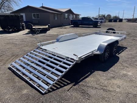 New 2026 Silverwing 7x16 5k Tandem Axle Aluminum Utility Trailer