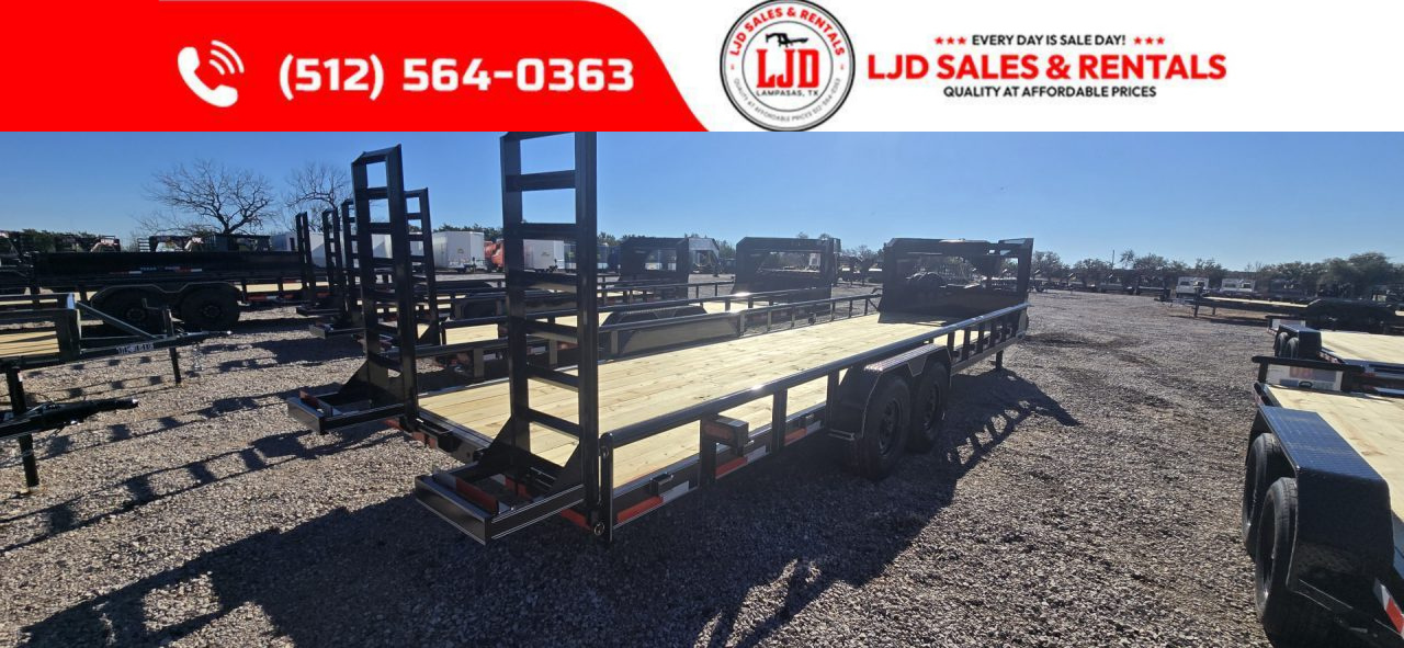 New 2026 A&V - 83" x 26' - HD Pipetop Equipment Trailer - SUR - 16K GVWR