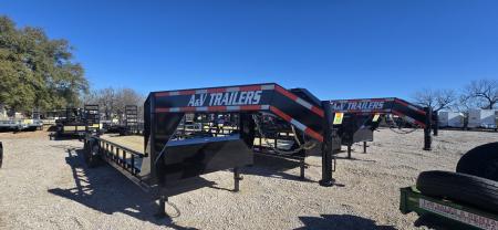 New 2026 A&V - 83  x 26' - HD Pipetop Equipment Trailer - SUR - 16K GVWR