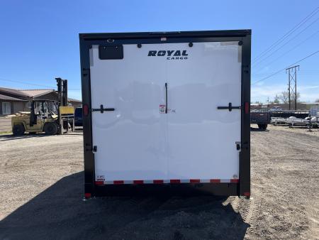 New 2026 Southland Royal 8x16+2 V-Nose 10k Cargo Trailer with Rear Ramp Door