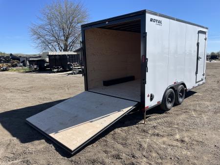 New 2026 Southland Royal 8x16+2 V-Nose 10k Cargo Trailer with Rear Ramp Door