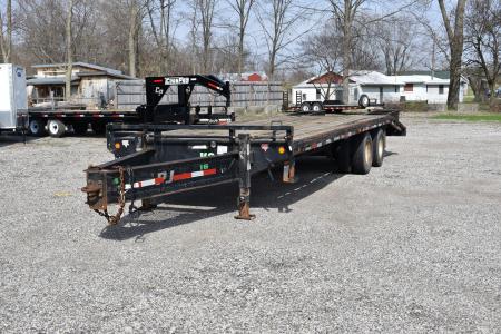 Used 2001 PJ Trailers 20+5 10K TAG Flatbed Trailer