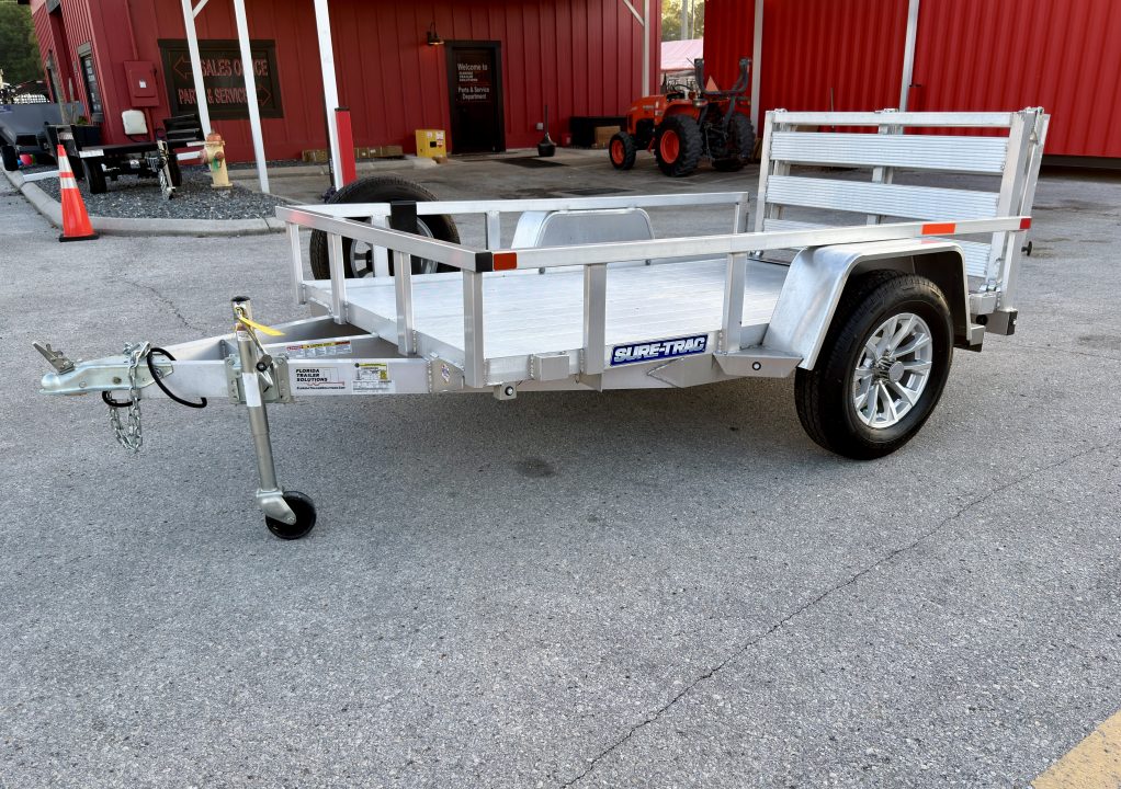Used 2024 Sure-Trac 5x8 Aluminum 3K Utility Trailer