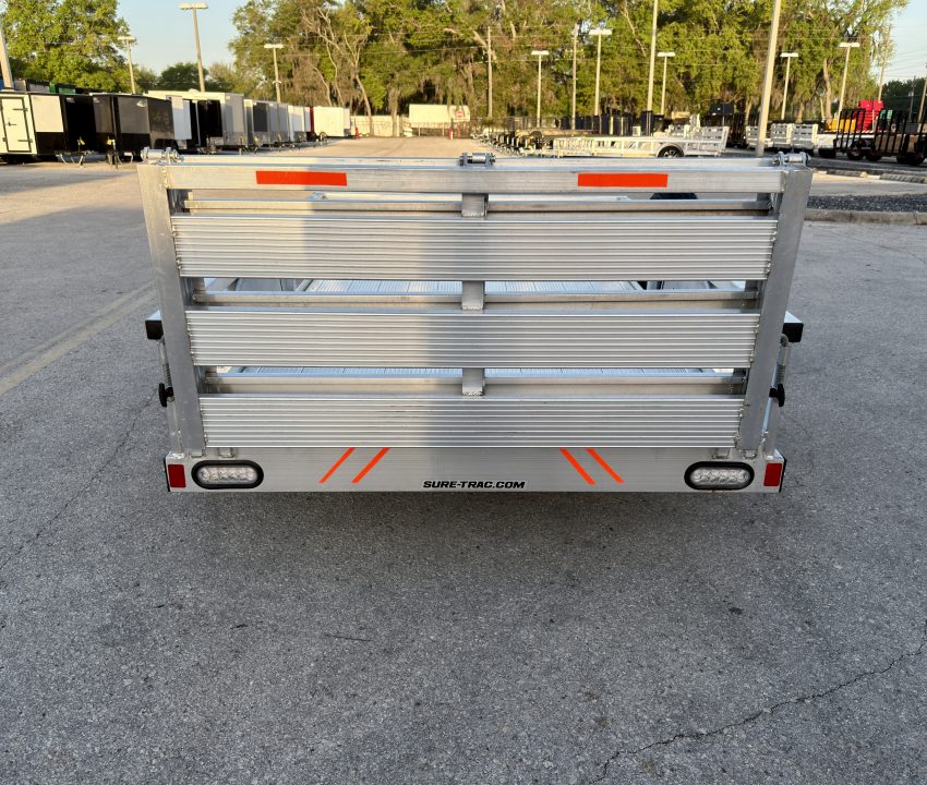 Used 2024 Sure-Trac 5x8 Aluminum 3K Utility Trailer