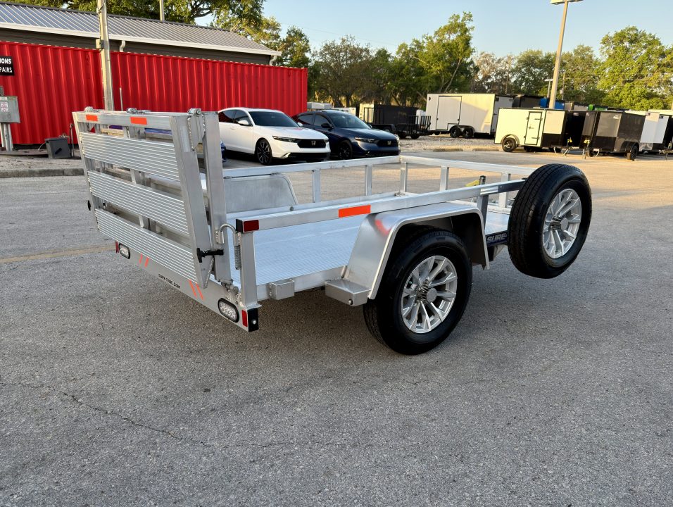 Used 2024 Sure-Trac 5x8 Aluminum 3K Utility Trailer