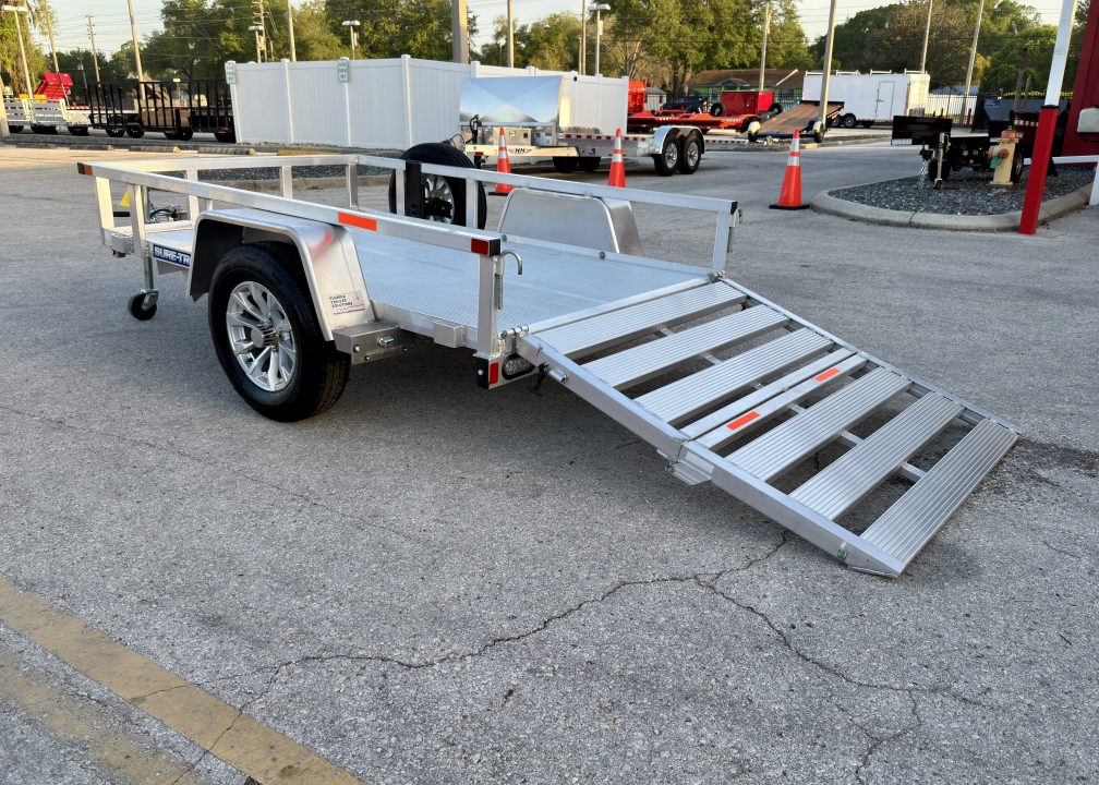 Used 2024 Sure-Trac 5x8 Aluminum 3K Utility Trailer