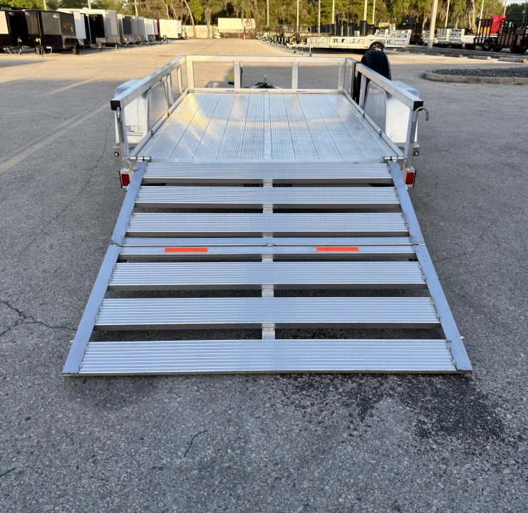 Used 2024 Sure-Trac 5x8 Aluminum 3K Utility Trailer