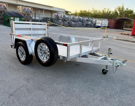 Used 2024 Sure-Trac 5x8 Aluminum 3K Utility Trailer