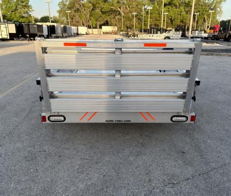 Used 2024 Sure-Trac 5x8 Aluminum 3K Utility Trailer