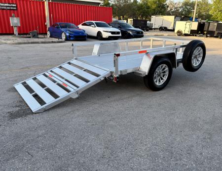 Used 2024 Sure-Trac 5x8 Aluminum 3K Utility Trailer