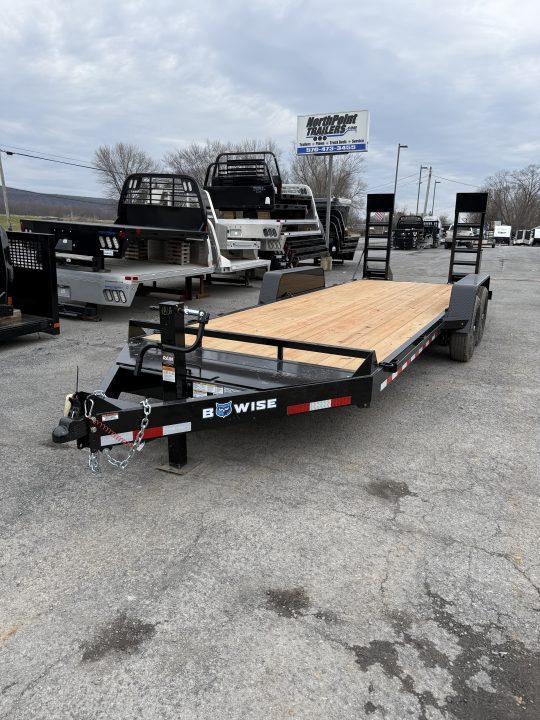 New 2027 BWISE 20' - 14K EQUIPMENT TRAILER - BLACK