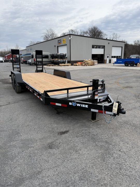 New 2027 BWISE 20' - 14K EQUIPMENT TRAILER - BLACK