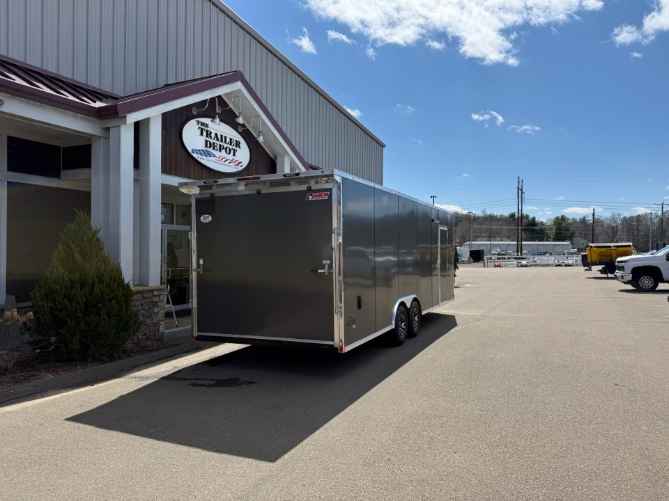 New Pace American 8'6" x 24'+ V-Nose Enclosed Car Hauler 9.9K