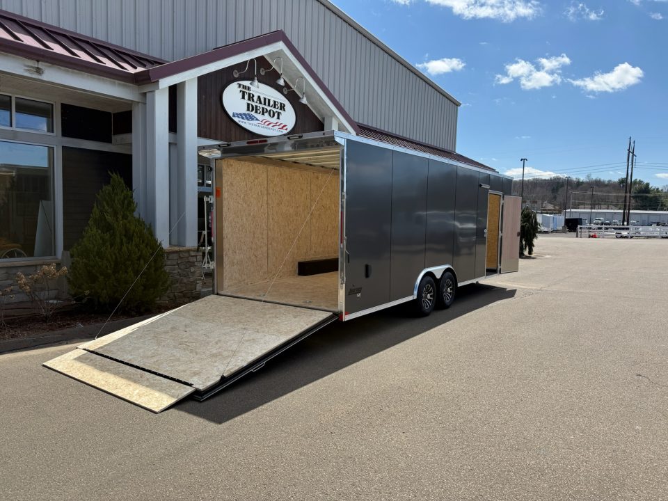 New Pace American 8'6" x 24'+ V-Nose Enclosed Car Hauler 9.9K