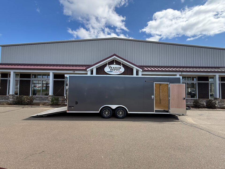 New Pace American 8'6" x 24'+ V-Nose Enclosed Car Hauler 9.9K