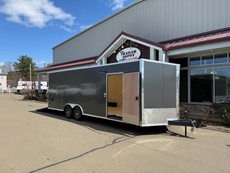 New Pace American 8'6" x 24'+ V-Nose Enclosed Car Hauler 9.9K