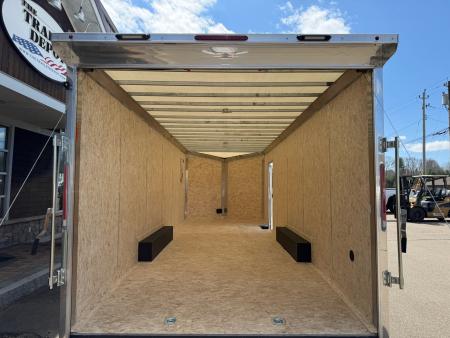 New Pace American 8'6" x 24'+ V-Nose Enclosed Car Hauler 9.9K