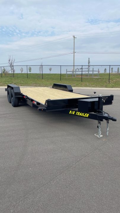 New B/R Trailers 20'x 82" Car Hauler Trailer: 10K GVWR, Ramps, 8K Payload