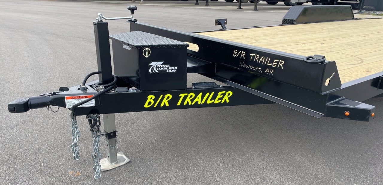 New B/R Trailers 20'x 82" Car Hauler Trailer: 10K GVWR, Ramps, 8K Payload