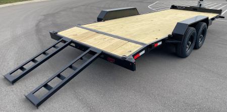 New B/R Trailers 20'x 82" Car Hauler Trailer: 10K GVWR, Ramps, 8K Payload