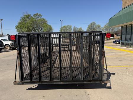 Used #146177 USED 2007 TRAIL MASTER 18 X 83 TANDEM AXLE 7K LANDSCAPE TRAILER