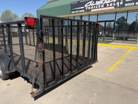 Used #146177 USED 2007 TRAIL MASTER 18 X 83 TANDEM AXLE 7K LANDSCAPE TRAILER