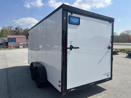 New 2026 7X16 TANDEM AXLE ENCLOSED TRAILER WITH BLACKOUT PACKAGE