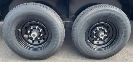New B/R Trailers 82" x 20' Equipment Trailer: 14,000 GVWR, Winch Plate, Tool Box