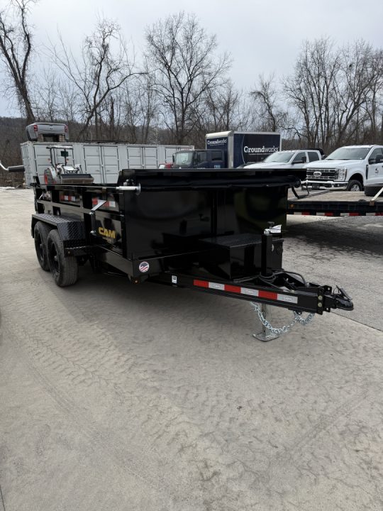 New 2026 CAM 6X12-10K DUMP TRAILER W/ RAMPS - TARP