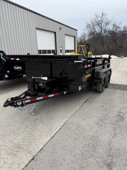 New 2026 CAM 6X12-10K DUMP TRAILER W/ RAMPS - TARP