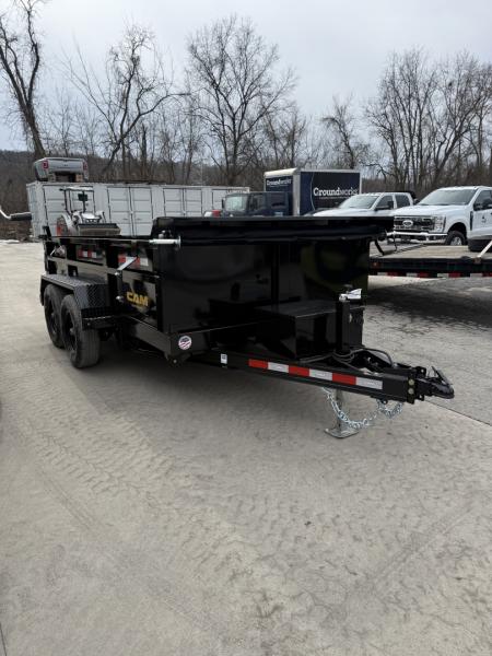 New 2026 CAM 6X12-10K DUMP TRAILER W/ RAMPS - TARP