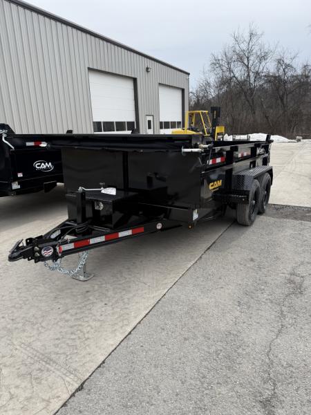 New 2026 CAM 6X12-10K DUMP TRAILER W/ RAMPS - TARP