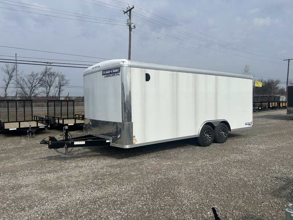 New 2026 Sure-Trac 8.5 x 20 Landscape Pro Enclosed Round Top Cargo Trailer 10K