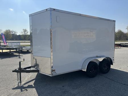 New 2026 7X12 TANDEM AXLE ENCLOSED TRAILER