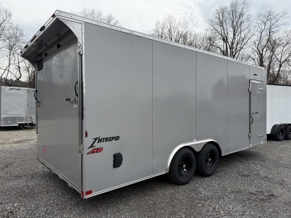 New 2026 Homesteader 8 x 20' UTV Trailer - 84" Interior - 9950# GVWR - Rear Spoiler Car / Racing Trailer
