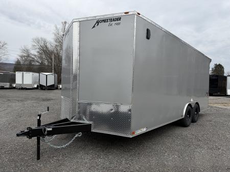 New 2026 Homesteader 8 x 20' UTV Trailer - 84  Interior - 9950# GVWR - Rear Spoiler Car / Racing Trailer