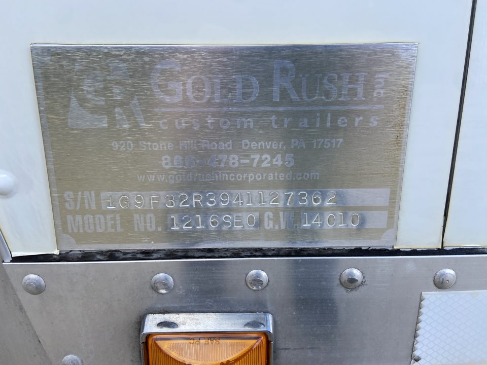 Used 2004 42FT Gold Rush Racing Trailer